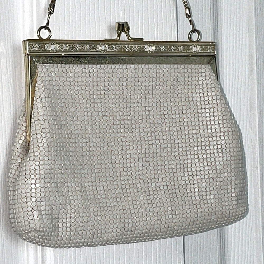 1960-1970’s Hand Made in Hong Kong Evening Bag, Cream